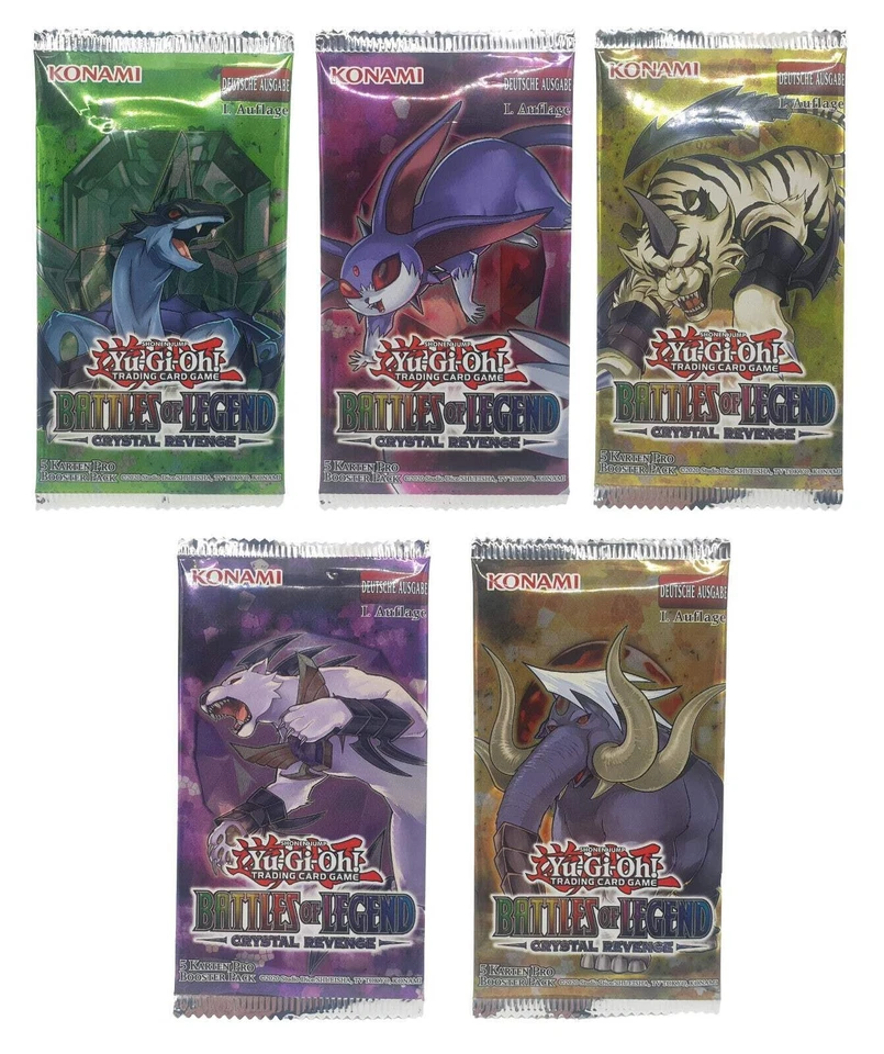 KONAMI Yu-Gi-Oh - Battles of Legend Crystal Revenge Deutsch Booster