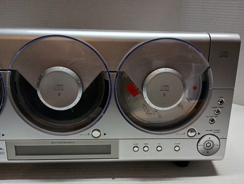 Reproductor de CD AM/FM estéreo montaje en pared Emerson MS3105 3 discos 2004 - probado - Imagen 4 de 6