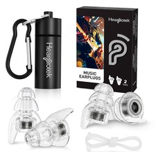 Ear Plugs 2Pairs Reusable Noise Reduction for Concert Music Rave Festival