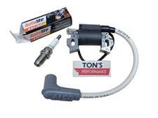 Kart Autolite Racing Spark plug WHITE Ton's 8mm wire Predator 212 coil & MSD