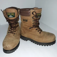 Red Head Bone Dry Leather Boots Mens Thinsulate Ultra Sz 10M Goretex Oil Resist