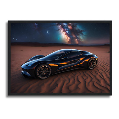 Auto Poster gerahmtes Wandbild Fahrzeug Man Cave Bild A4 - A1 Wohndeko Design