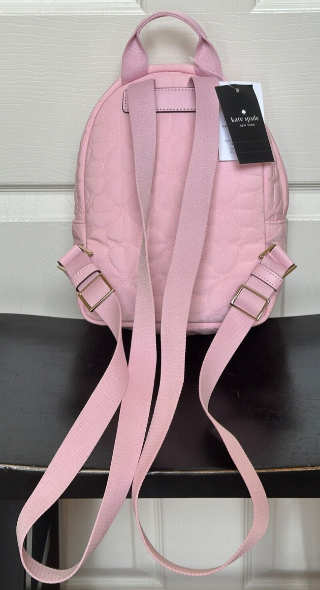KATE SPADE SPADE FLOWER QUILTED FABRIC SMALL BACKPACK:NWT