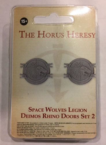 OOP NIB Forge World Horus Heresy SPACE WOLVES WOLF Legion Deimos Rhino Doors