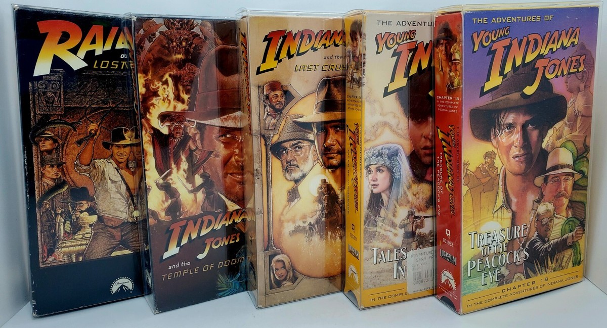 (未使用･未開封品)Young Indiana Jones [VHS] Vintage LOT of 6 Movies (VHS) Indiana Jones 1,2,3 + Young