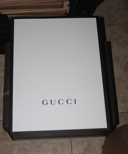 AUTHENTIC GUCCI EMPTY STORAGE GIFT BOX 12” x 6.5” x 4.5” + GUCCI