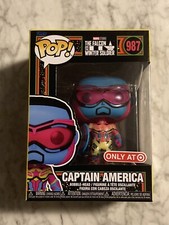Funko Pop! Figura Vinilo Marvel Capitán América Luz Negra Objetivo Exclusivo
