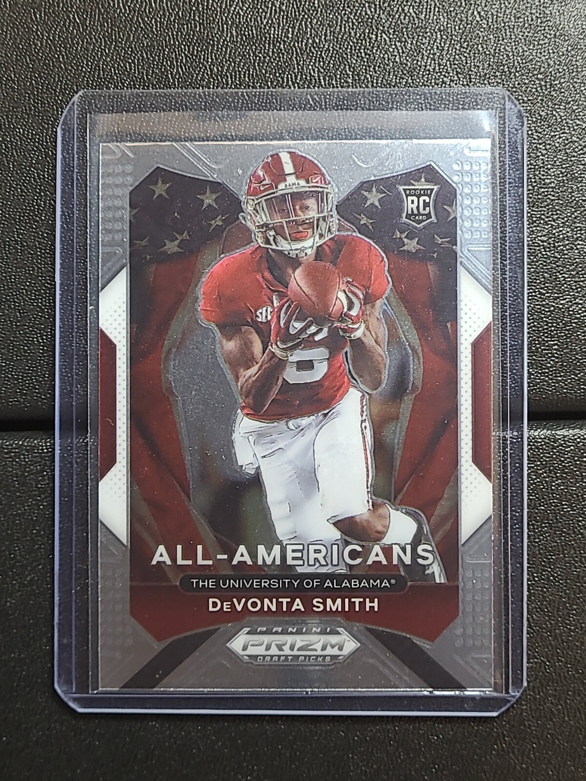 2021 Panini Prizm Draft Picks DeVONTA SMITH Silver All Americans Rookie #186