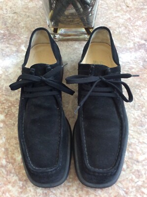 SALVATORE FERRAGAMO Black Cap Toe Suede Oxfords (Size 11)  $400.00 Amazon.com | Salvatore Ferragamo Men main image 4