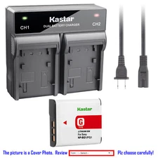 Kastar Battery AC Rapid Charger for Sony NP-BG1 NP-FG1 Sony Cyber-shot DSC-W90
