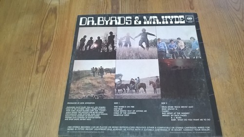 The Byrds – Dr. Byrds & Mr. Hyde Vinyl LP Album Mono 33rpm First Pressing 1969 - Imagen 2 de 4