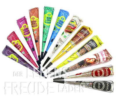 Golecha Henna Colour Cones - Kegel á 25g -verschiedene Farben-Klinisch getestet!