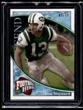 2009 Upper Deck Heroes #225 Don Maynard Purple Near Mint or Better