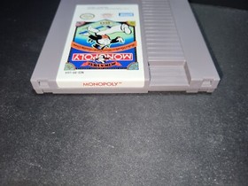 Monopoly Parker Brothers Authentic Nintendo NES EXMT+ condition COMPLETE n box!