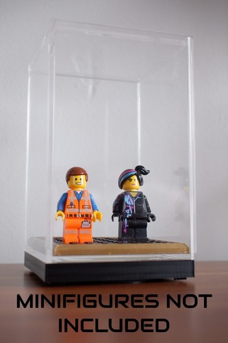 Rotating Carousel Display Case for Lego Minifigures Brickheadz Stackable (Small) - Picture 7 of 8