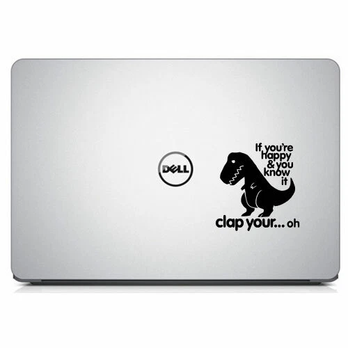 Tyrannosaurs Rex Dinosaur Vinyl Decal Sticker for Mac Air/Pro Laptop Car Window - Image 2 of 4