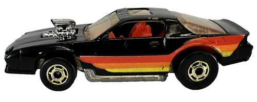 Vintage Hot Wheels 1983 Blown Camaro Z28 Black Blackwalls Gold Wheels Red - Picture 2 of 10