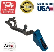 Apex-Tactical Blue Glockk Action Enhancement Trigger & Gen 3 Trigger Bar 102-170