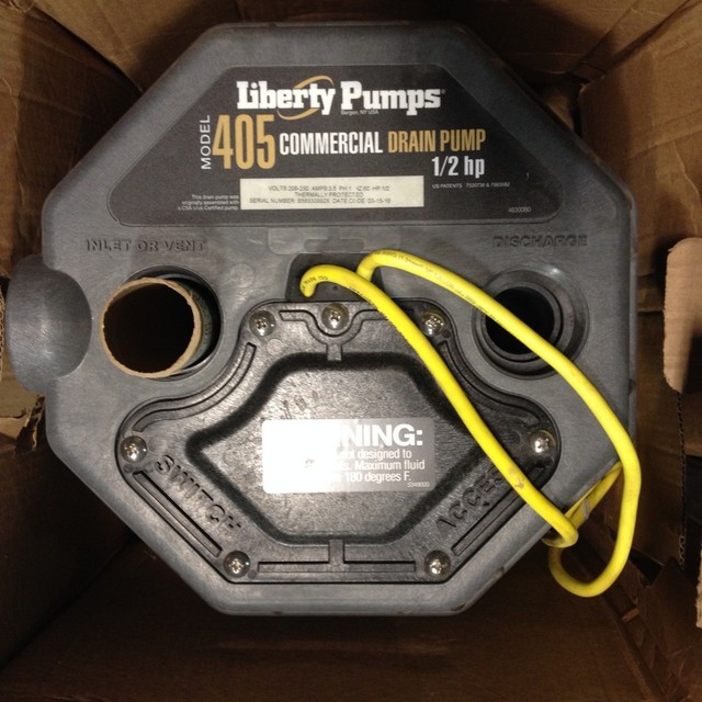 LIBERTY PUMPS Sink Pump System,1/2HP,115V .3.5 Amp, 405 eBay