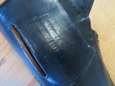 米軍実物 VINTAGE US MILITARY BOLEN LEA PROD VINTAGE US MILITARY BOLEN LEA PROD 7791466 BLACK LEATHER HOLSTER