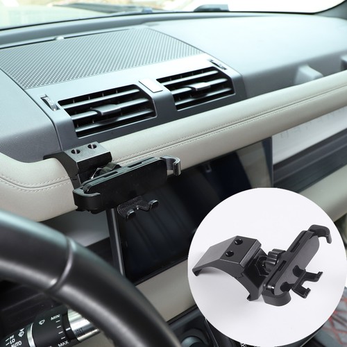 Soporte de teléfono de control central negro para Land Rover Defender 90 110 130 2020-2023 - Imagen 2 de 12