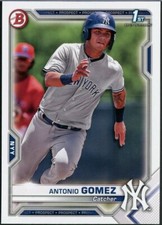 2021 Bowman Antonio Gomez BP-82 New York Yankees Bowman 1st