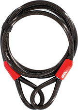 Cavo Acciaio Antifurto - Catena per Casco Moto - Rivestito in Plastica Antigraff