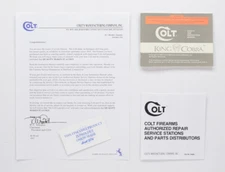 Colt King Cobra Manual,  Repair Stations And Colt Letter. 1990. Free Shipping!
