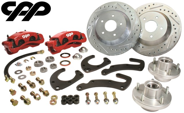 195557 Chevy Belair 150 210 Front Big Brake 13" Disc Brake Conversion