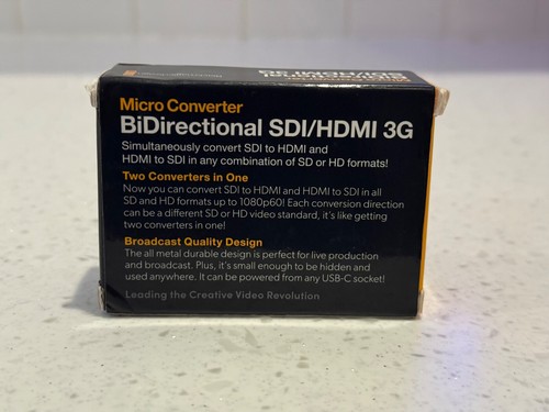 Blackmagic Design Micro Converter BiDirectional SDI/HDMI 3G CONVBDC/SDI/HDMI03G - Picture 3 of 3