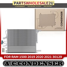 New AC Condenser w/ Receiver Drier w/ Bracket for Ram 1500 19-21 3.0L 3.6L 5.7L