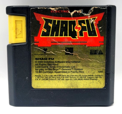Shaq Fu (Sega Genesis) EA ORIGINAL