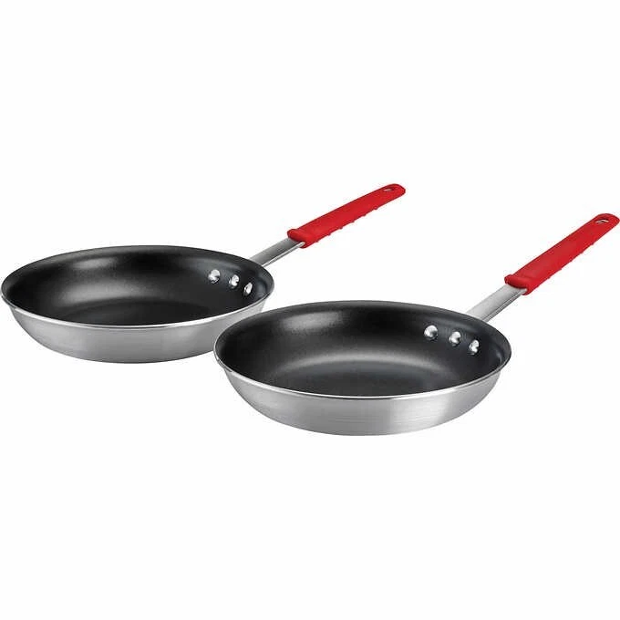 2 Pack Tramontina Professional 10" Restaurant Fry Pan, Nonstick Aluminum
