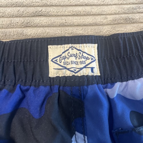 Gap Kids Size 4 Years New With Tags Swim Trunks Board Shorts Blue Camuflaje - Picture 6 of 11