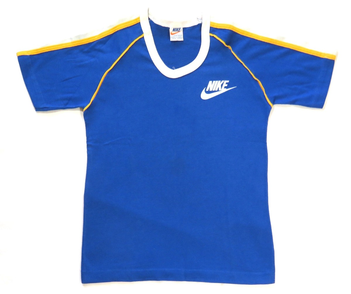 70s NIKE®︎ Water Print Football Shirt Extremely Rare 70s 80s NIKE Swoosh Soccer Futbol World Cup