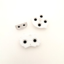 White Silicone Conductive Rubber Pads For Nintendo Game Boy Advance GBA