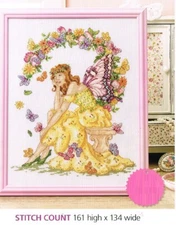 SUMMER FAIRY   CROSS STITCH  PATTERN ONLY -  HH  D