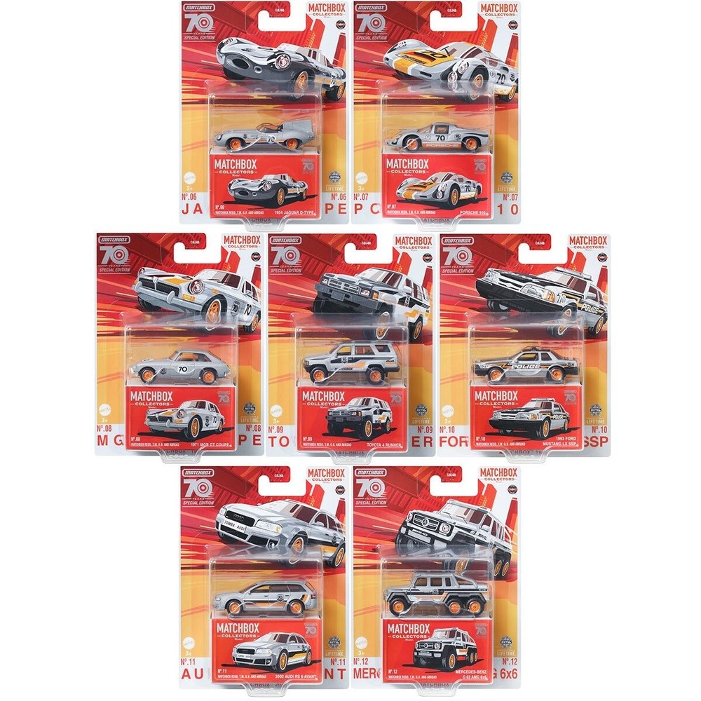 2023 MATCHBOX 70 Years Special Edition Collectors Series Set Wave 2