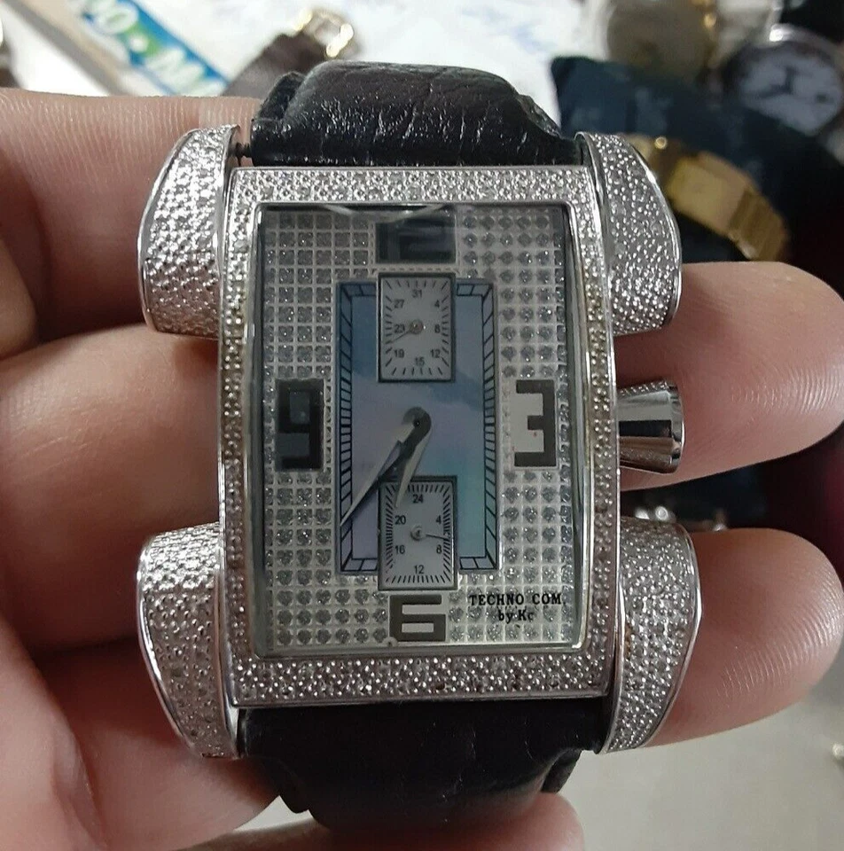 Часы Techno Com от KC с подлинными бриллиантами - Изображение 4 из 4