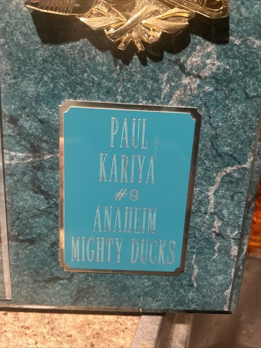 🔥🔥Paul Kariya autograph Plaque. Anaheim Mighty Ducks #9!!!!!🔥🔥 - Picture 4 of 4