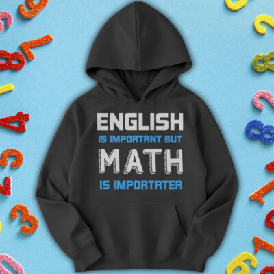 Jungen und Mädchen Mathe ist wichtig Pullover Hoody Zahl Tag Ideen #ND