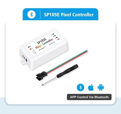 WS2811 WS2812B Controller Music Bluetooth App Built In Mic Wifi Alexa Google - Picture 14 of 25