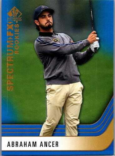 2021 Upper Deck SP Authentic #S-30 Abraham Ancer Spectrum FX Rookie LIV Golf - Picture 1 of 2