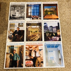 Architectural Digest Magazines 2002 9 Issues Ralph Lauren Martin Sheen Ebay