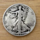 1936 Walking Liberty Half Dollar; 90% Silver
