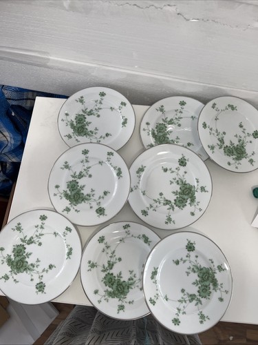 8 NORITAKE IRELAND TIPPERARY silver trim Ireland BREAD PLATE 6.25" - Picture 1 of 10