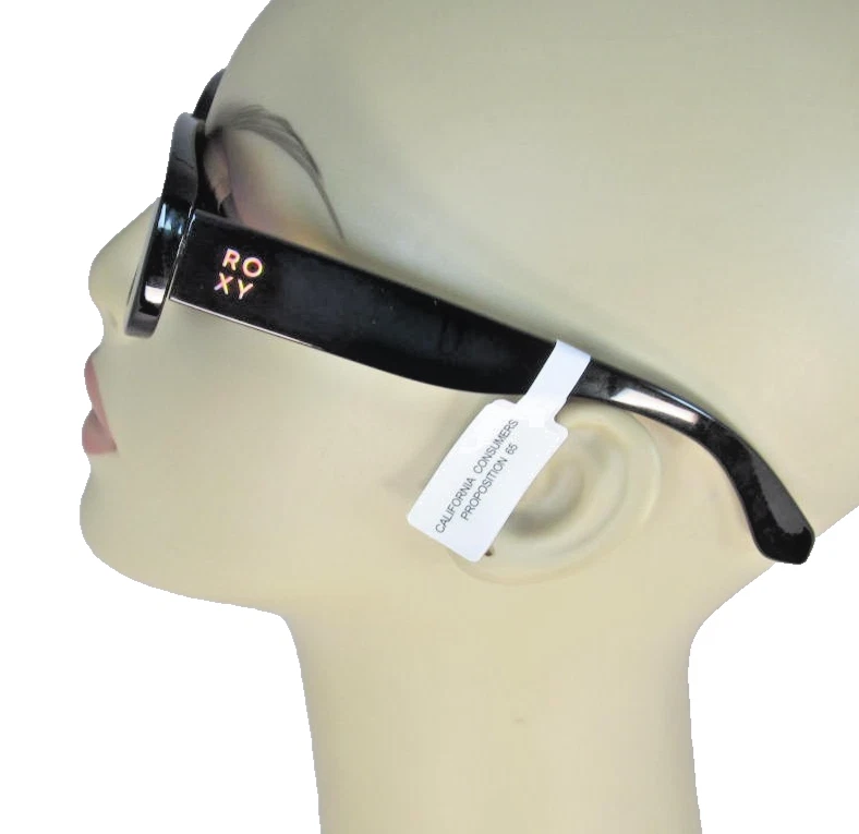 Gafas de sol ROXY negras brillantes de forma estrecha lentes Berry RS3007OP-001 Foto 2 de 4