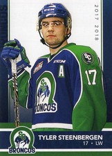 2017/18 Swift Current Broncos (Version B) - TYLER STEENBERGEN