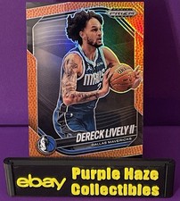 2024-25 Panini Prizm Black Dereck Lively #200 Basketball Prizm /225 Mavericks