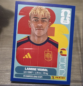 Panini FIFA World Cup 2026 Blue Lamine Yamal Sticker